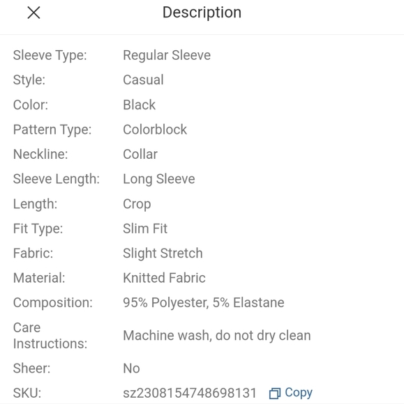 SHEIN EZwear 2 in 1 Crop Tee - Picture 7 of 7